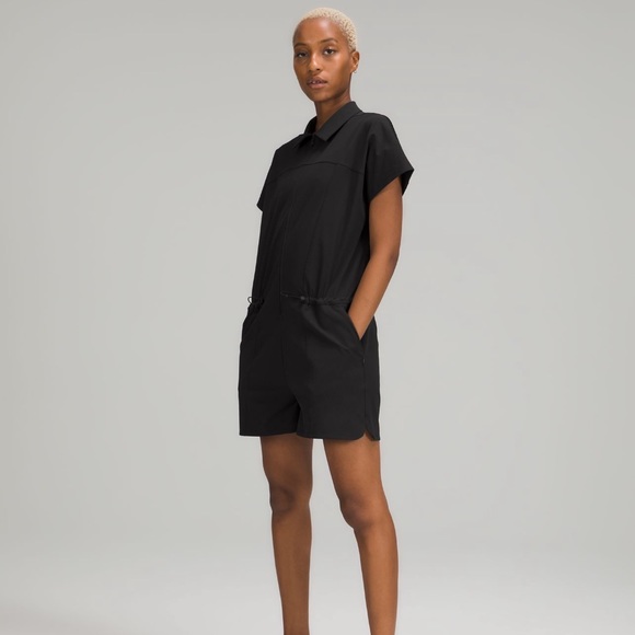 Lululemon Stretch Rib Pocketed Romper - Picture 1 of 10